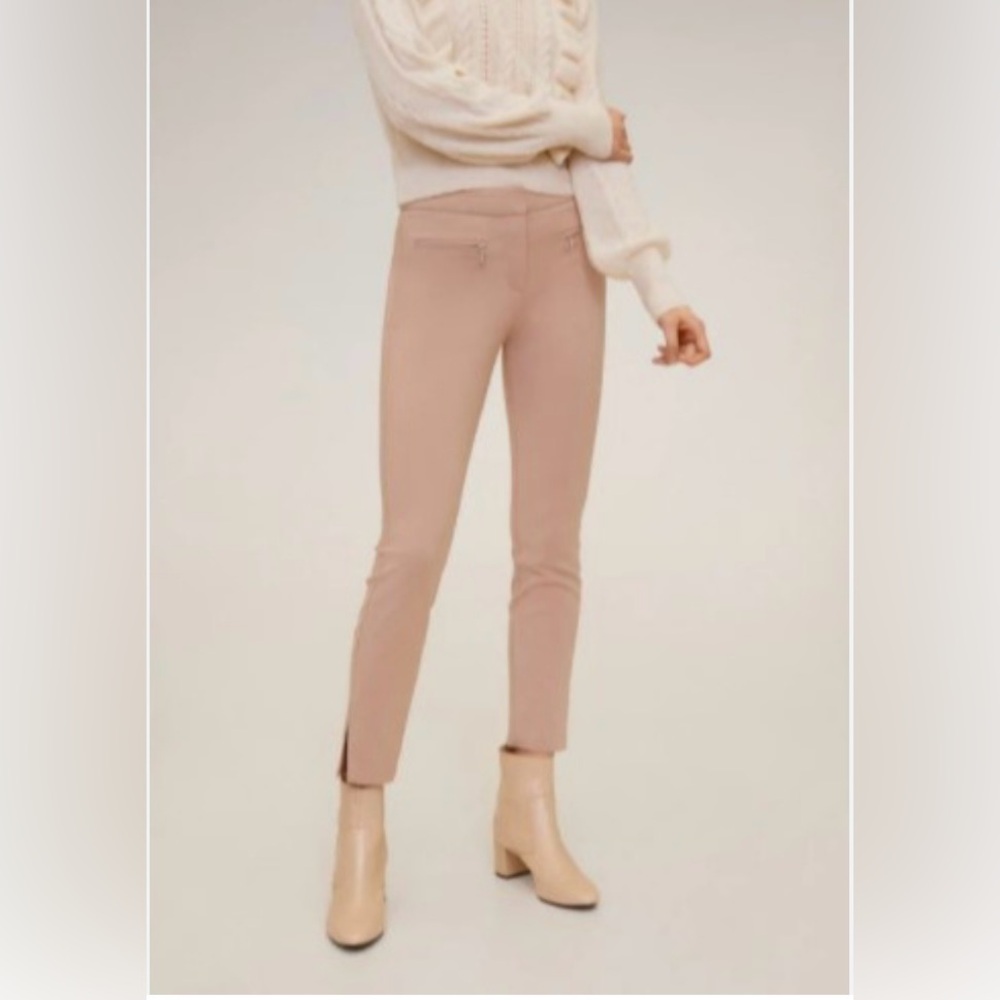 BOGO Mango Light Pink Ankle Pants Sz 4